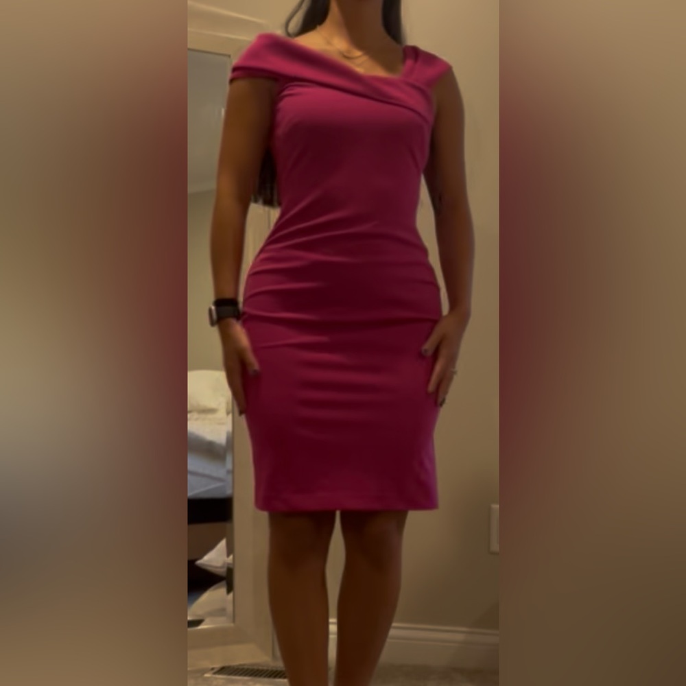 Vince Camuto Magenta Dress